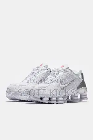 Nike Shox Tl “White Silver “
Quality Leather 
 Size 40-45