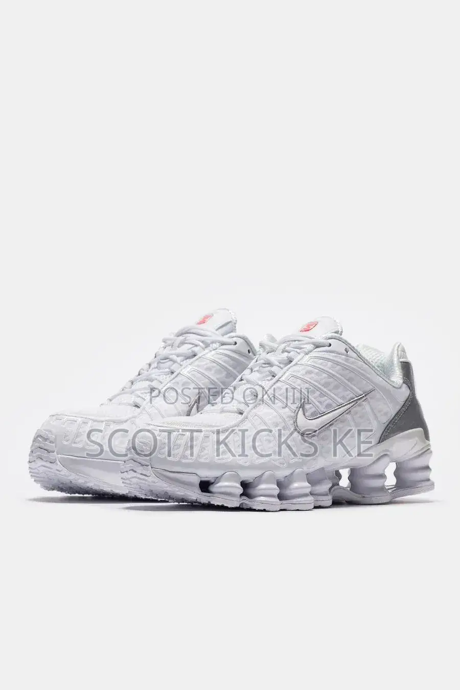 Nike Shox Tl “White Silver “
Quality Leather 
 Size 40-45