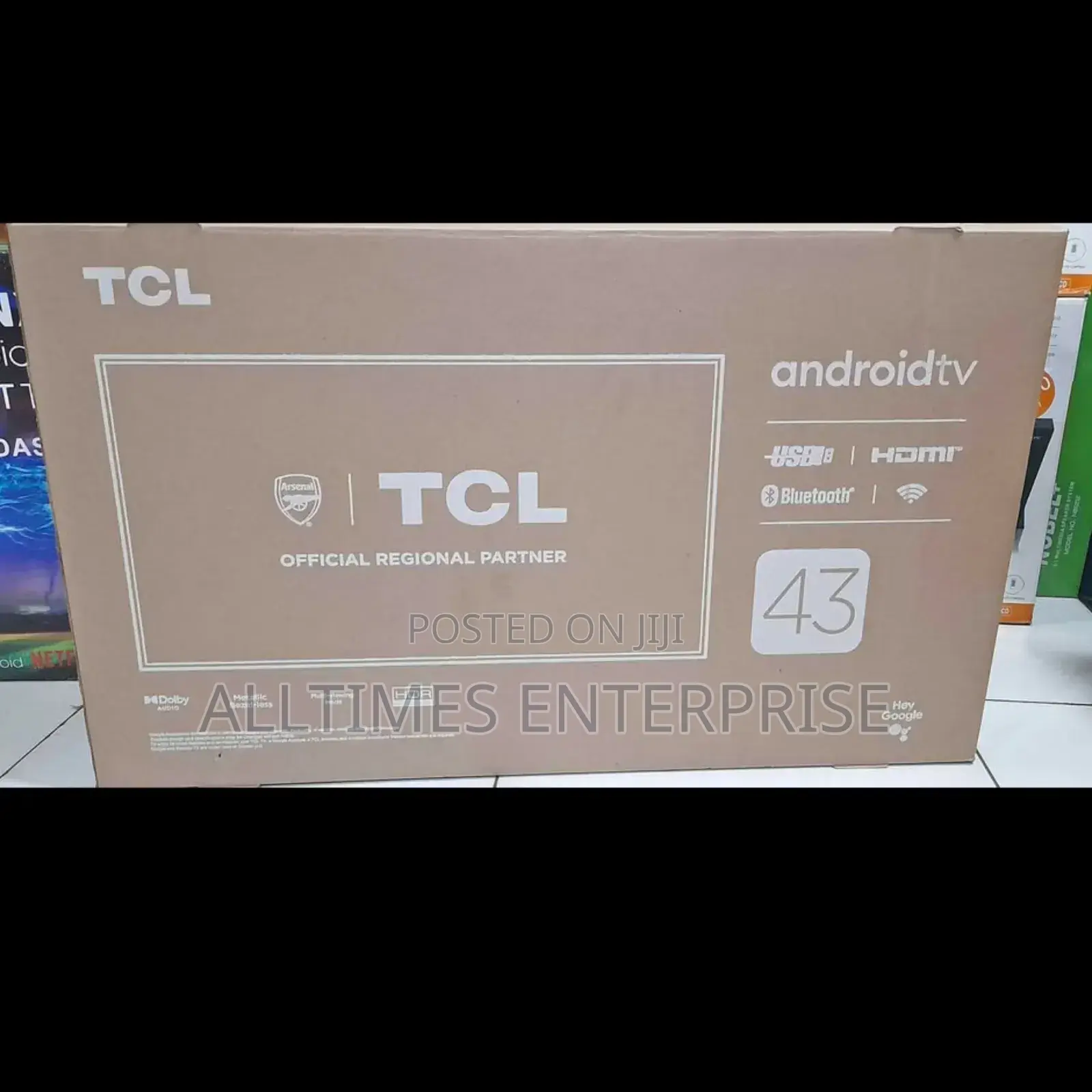 43" TCL Smart Android Tv