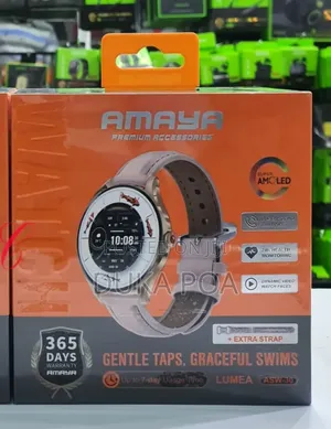 Amaya Lumea Asw-30 Amoled Smart Watch With Extra Strap