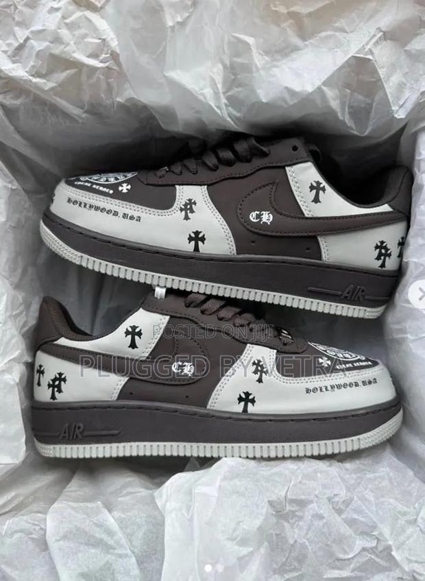 Airforce 1 Chrome Hearts -Coffee/White Colourway - thumbnail 2