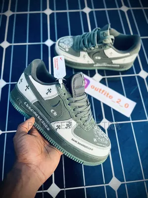Air Force 1 Green "Chrome-Hearts"