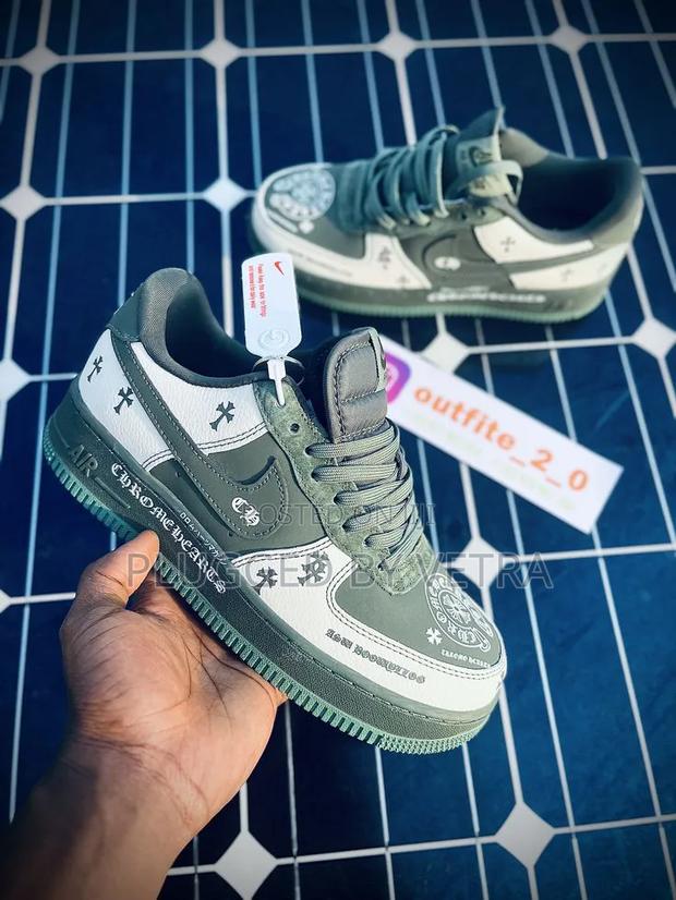 Air Force 1 Green "Chrome-Hearts"