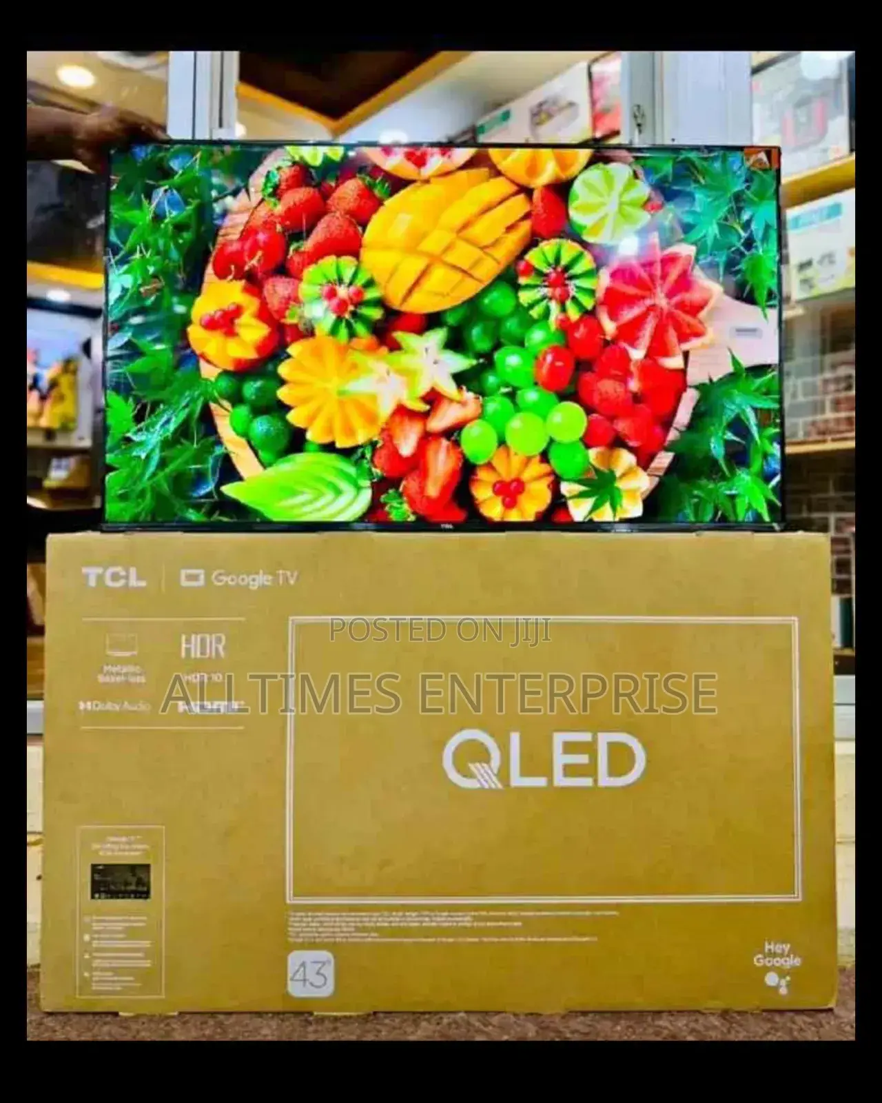 TCL 43 Inches Qled Tv (Googlecast Netflix)