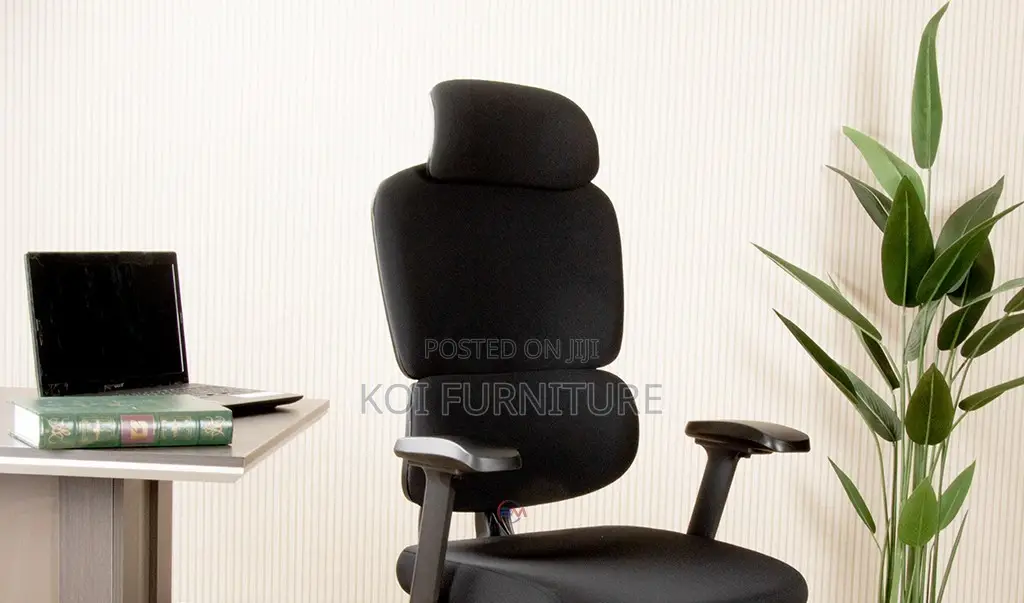 Office Chairs; Ergo Fabric Upholstered Office Chair