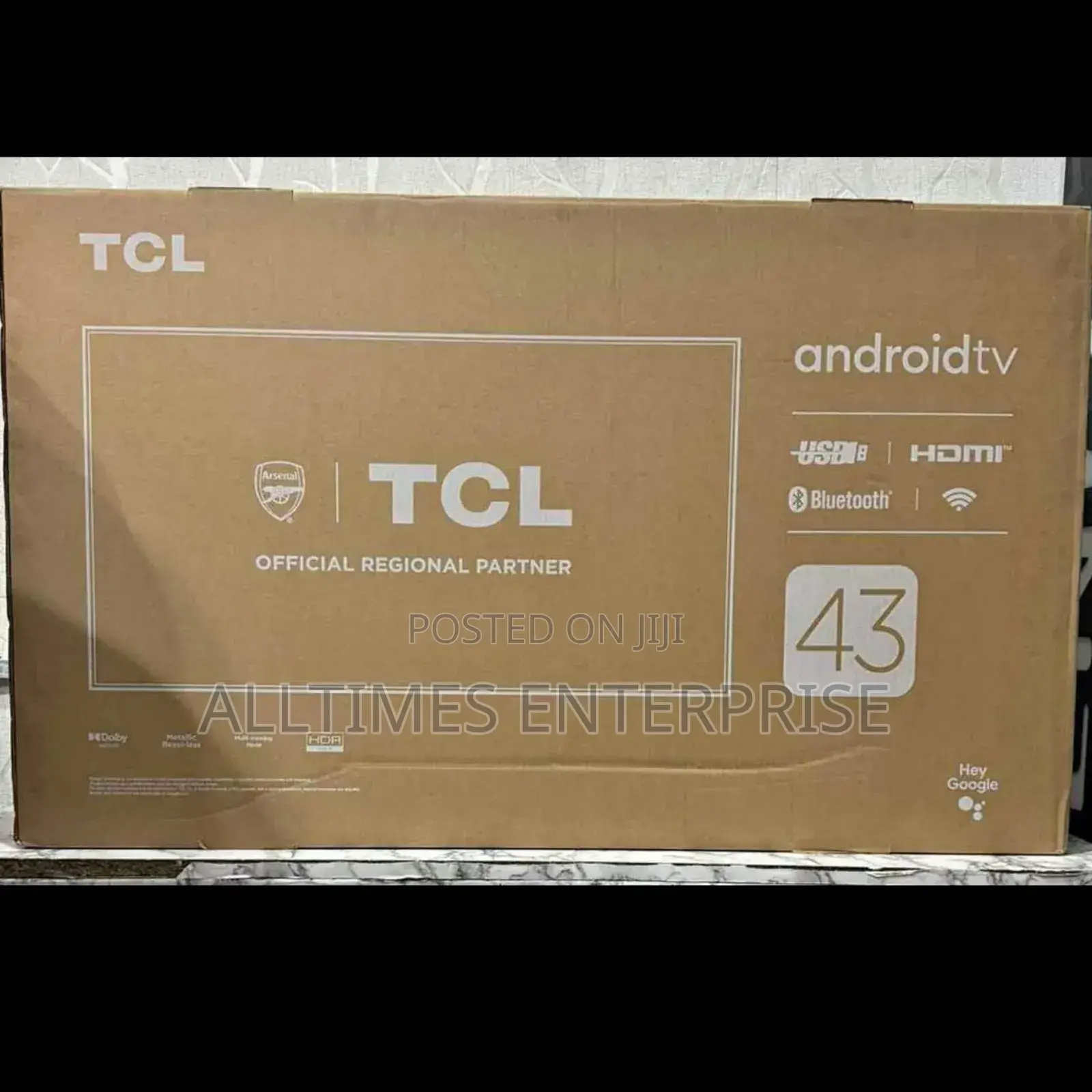 TCL Android Tv Chromecast Netflix Bluetooth 43"