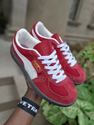 Puma Palermo in "Red White and Brown Colourway"