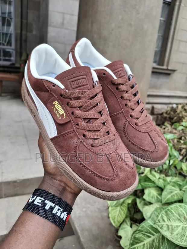 Puma Palermo in Brown/White Colours. - thumbnail 3