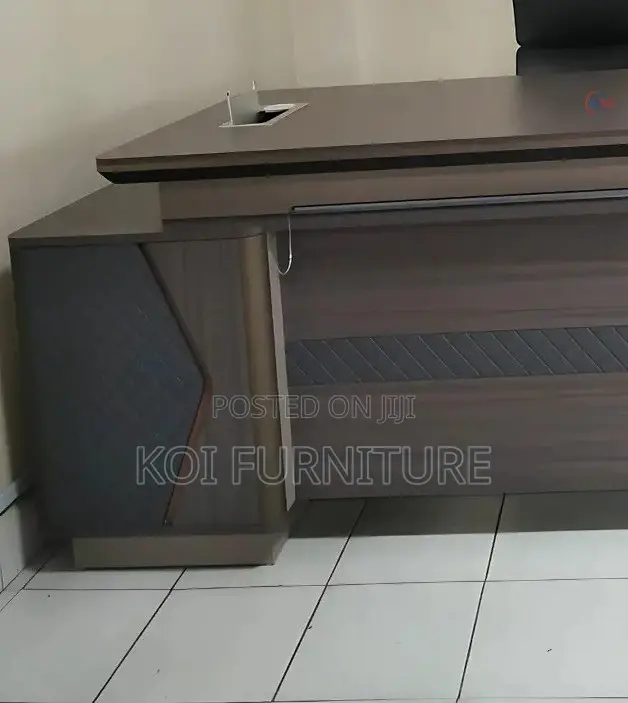 Office Desk; Longevity Executive L-Shaped Office Desk (2.4m)