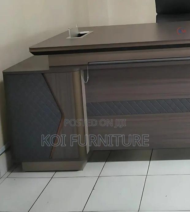 Office Desk; Longevity Executive L-Shaped Office Desk (2.4m) - thumbnail 4