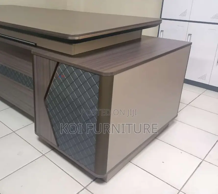 Office Desk; Longevity Executive L-Shaped Office Desk (2.4m)