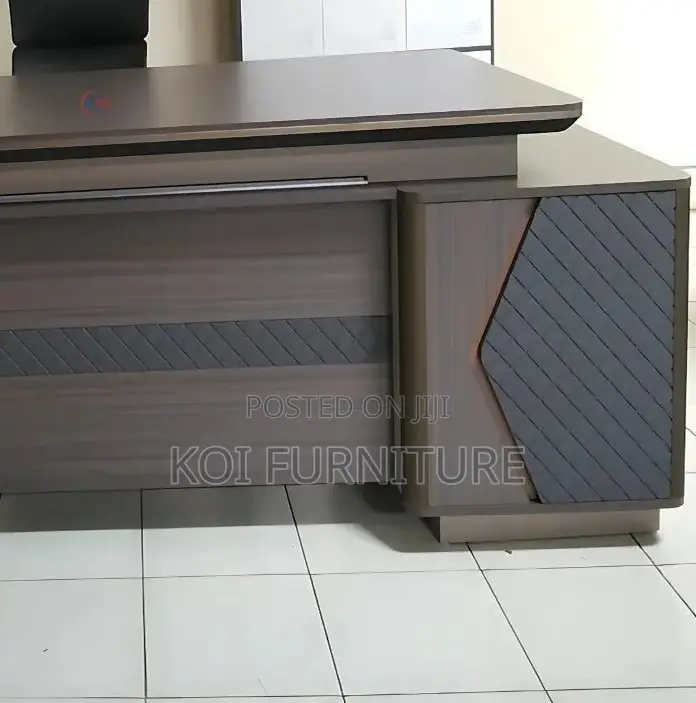 Office Desk; Longevity Executive L-Shaped Office Desk (2.4m)