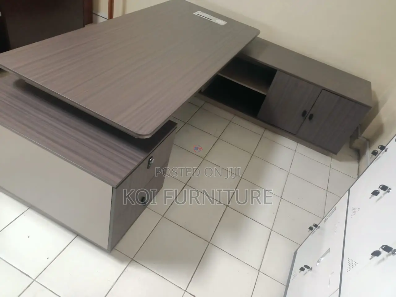 Office Desk; Longevity Executive L-Shaped Office Desk (2.4m)