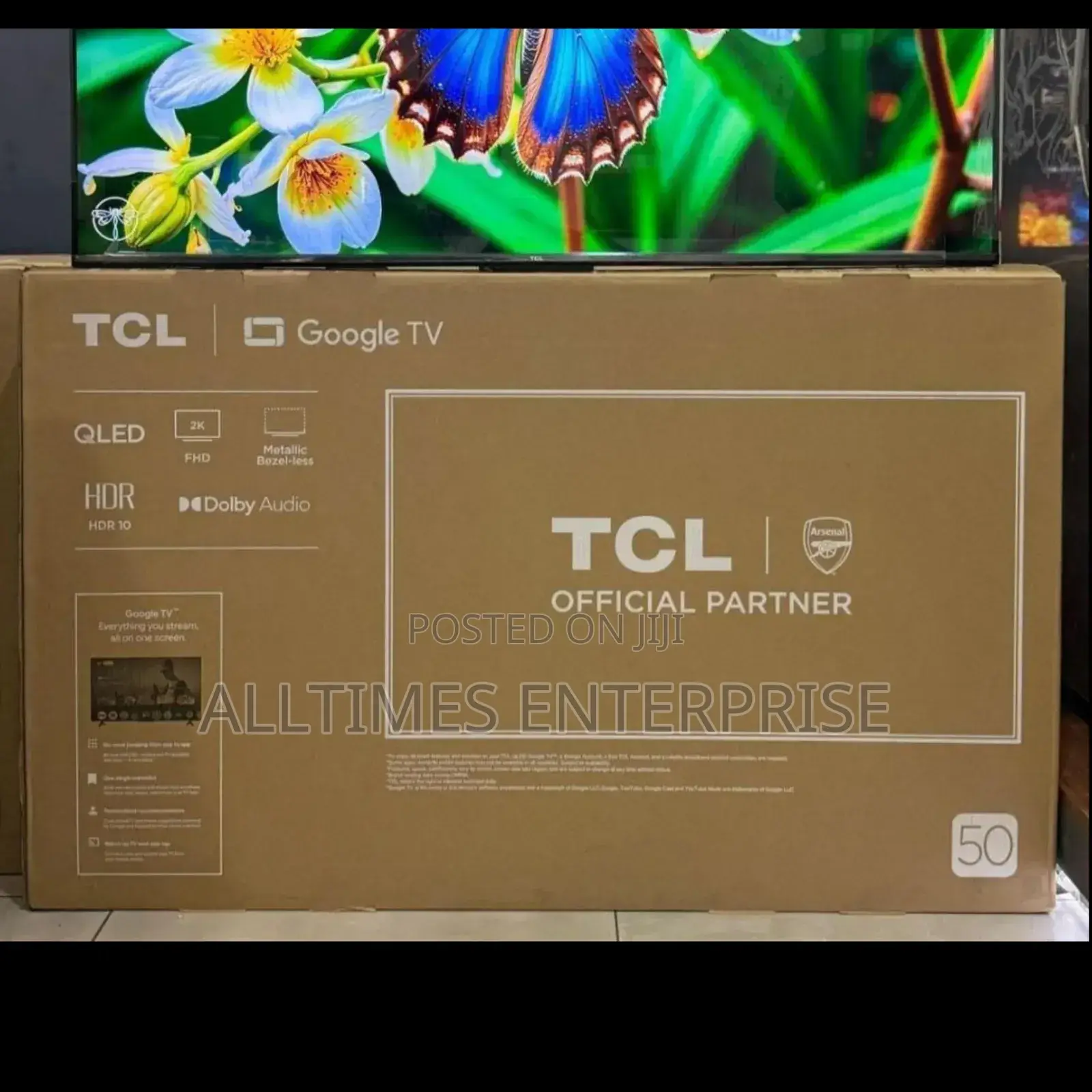 TCL 50" Qled Tv Googlecast Netflix