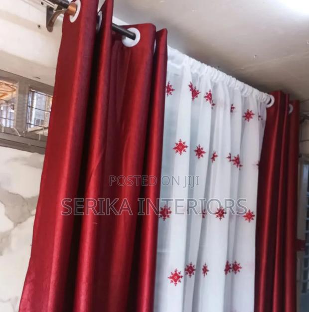 Maroon Curtains Maroon Curtains Environmental Friendly - main view