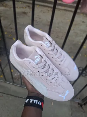 Puma Speedcat in Pink White Colourway.