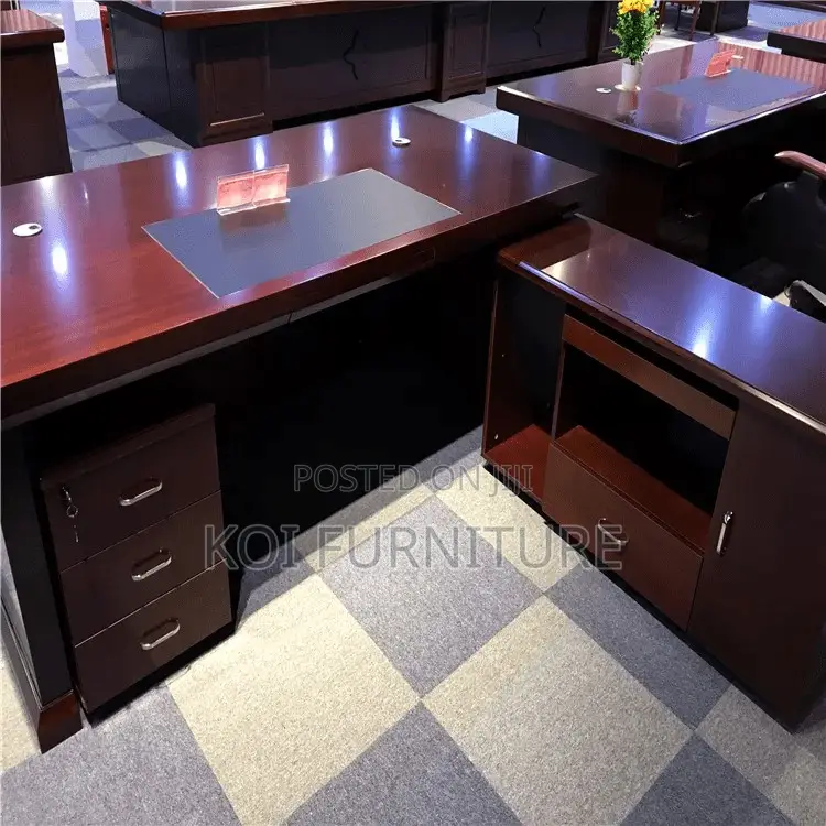 Office Desk; 1.8 Meters Executive Bosses Managament Mahogany Desk