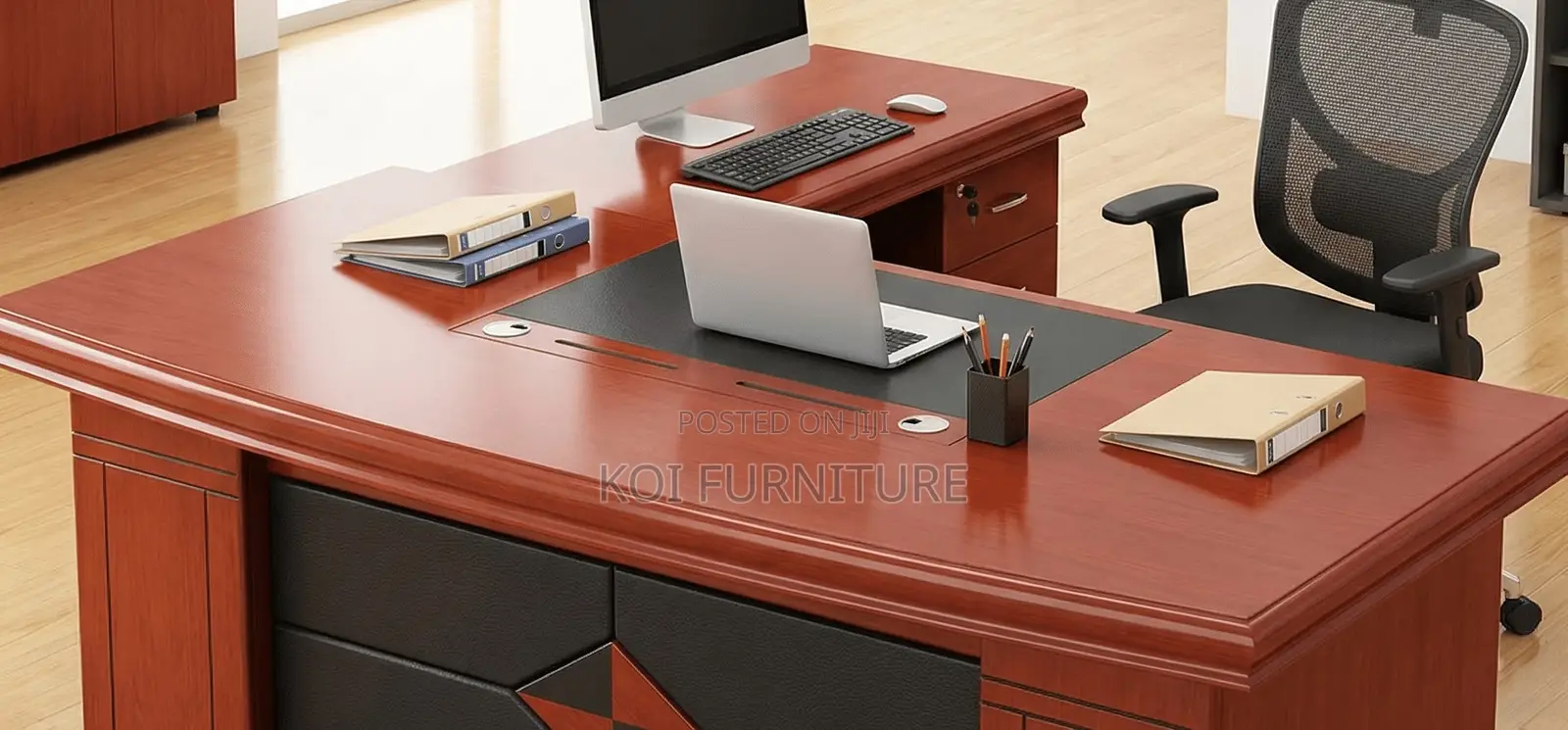 Office Desk; 1.8 Meters Executive Bosses Managament Mahogany Desk