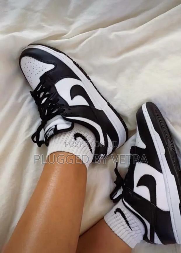 Nike Dunk Low Retro in Popular "Panda" White and Black Colorway. - main view