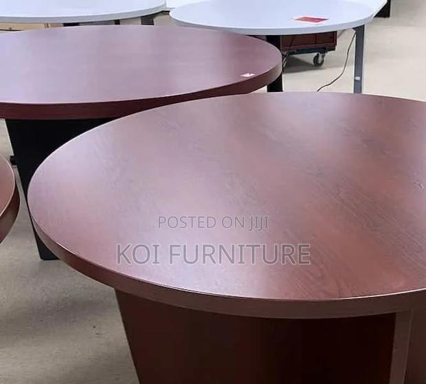 Boardroom Table; Executive Wooden Stability Round Conference Table - thumbnail 2