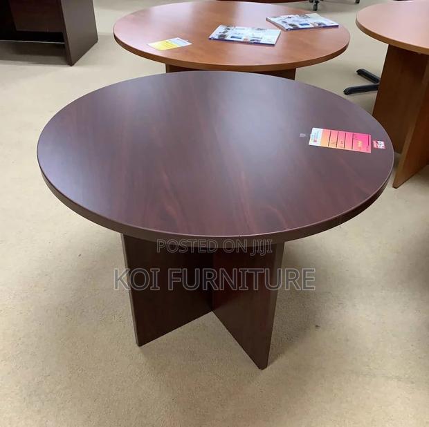 Boardroom Table; Executive Wooden Stability Round Conference Table - thumbnail 6