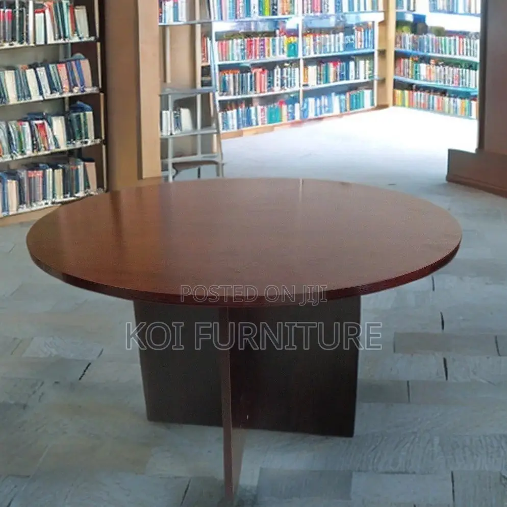 Boardroom Table; Executive Wooden Stability Round Conference Table