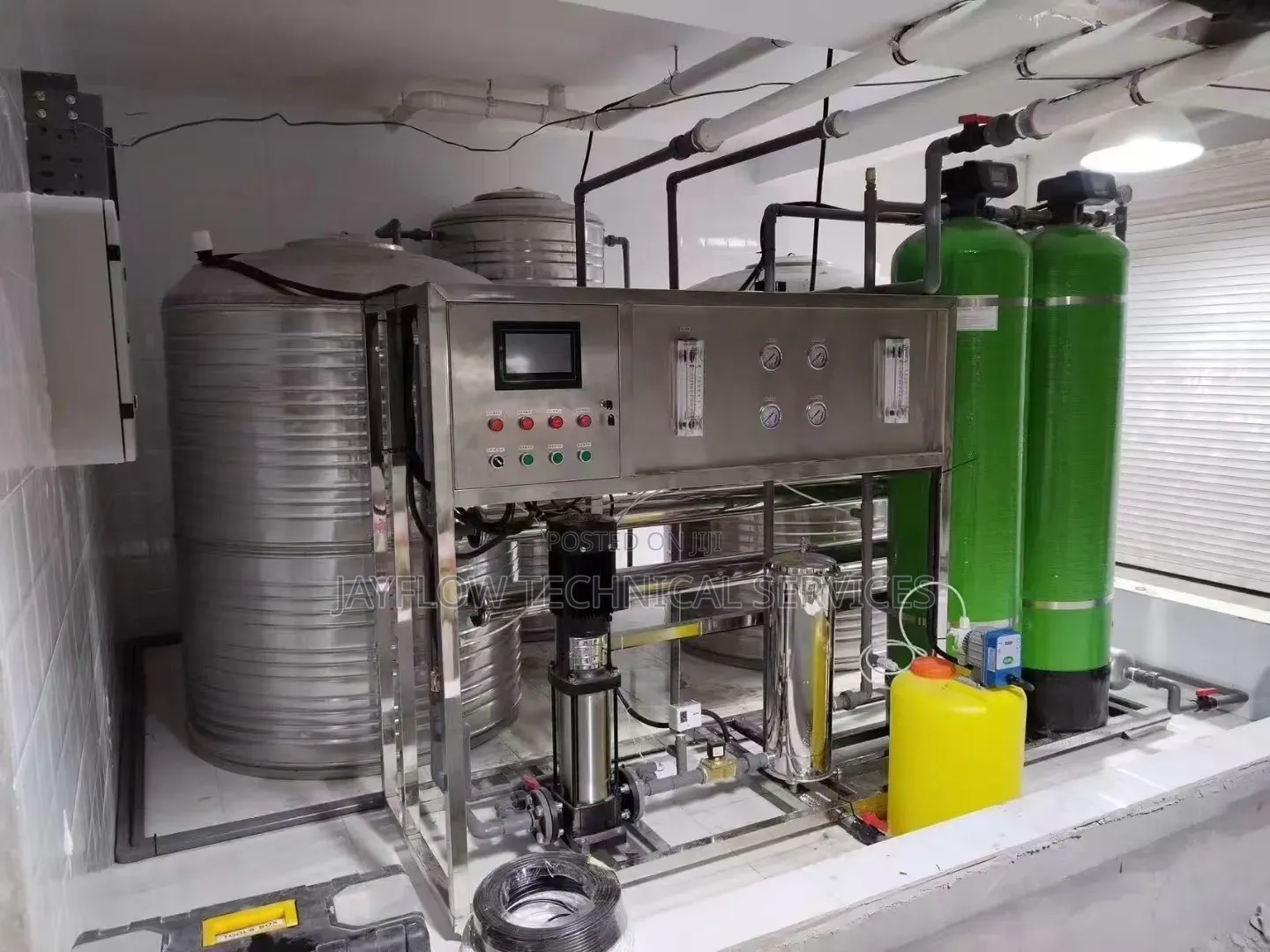 Industrial Reverse Osimosis 2000 LPH With Softener