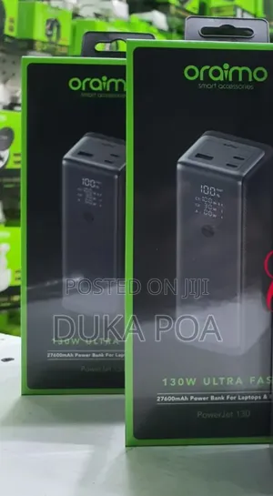 Oraimo Powerjet 130w Laptop and Phone Super Fast Charging Power Bank