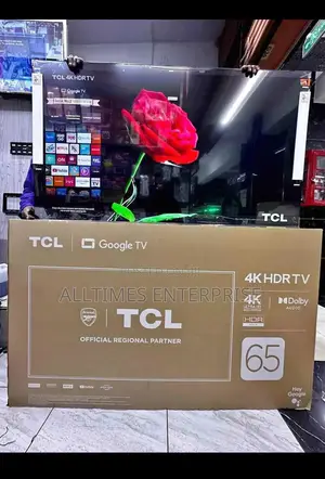 65" TCL HDR Tv With Dolby Sound Android 14