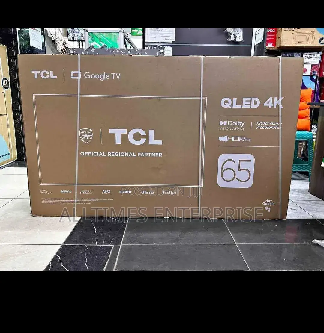 65" TCL Qled Tv Googlecast Netflix Bluetooth Youtube Dolby Atmos