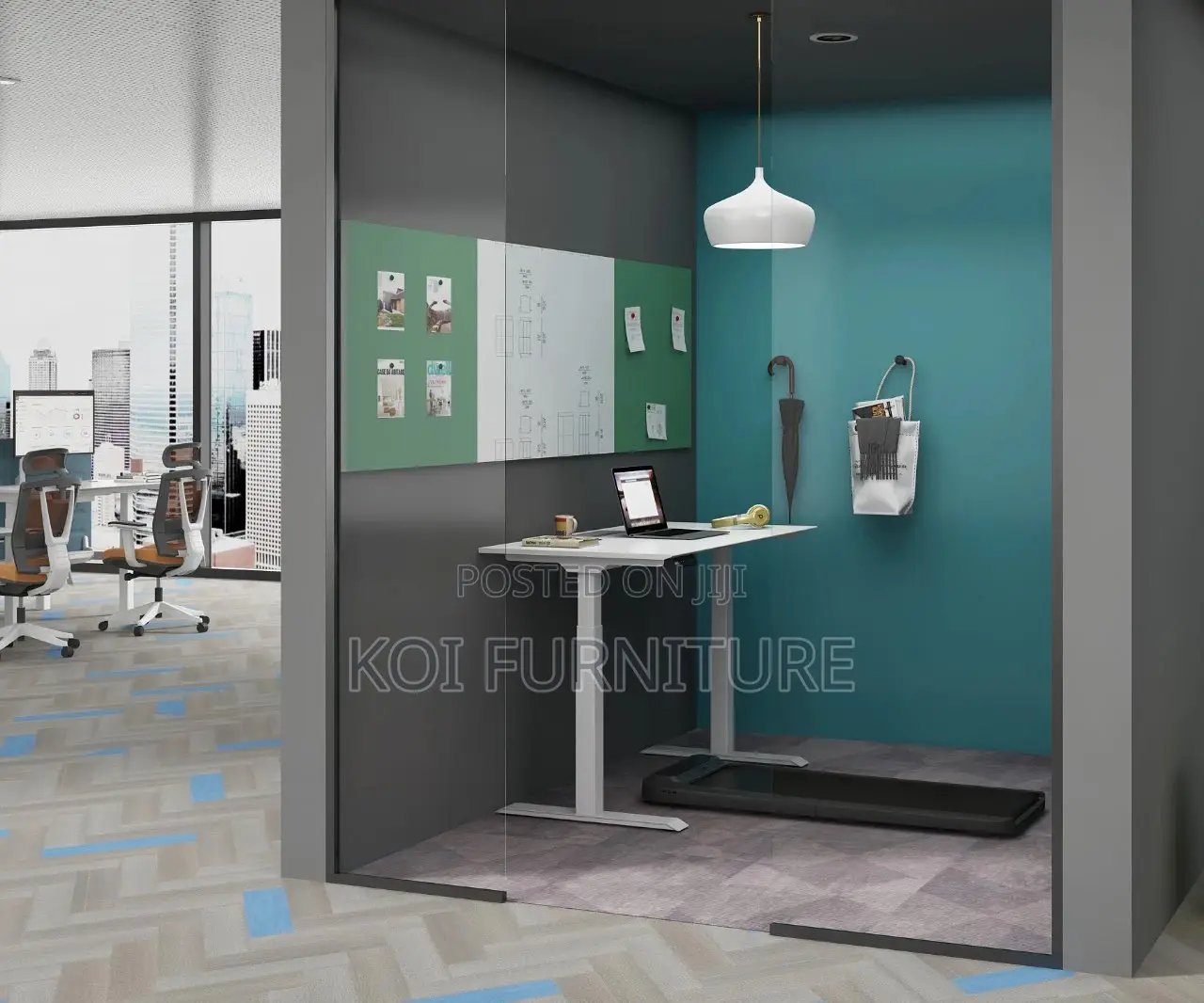 Office Desk; 1.2 Meters Electric Motorized Wooden Sit Stand Desk