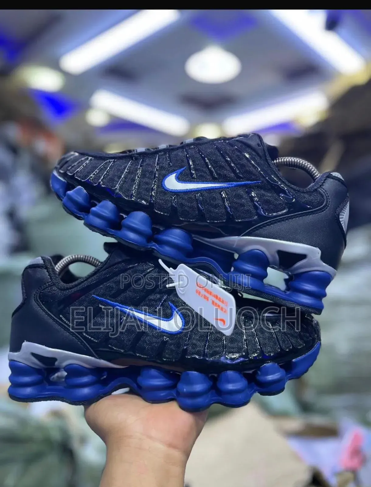 Nike Shox Tl “ Black Racer Blue “
Quality Leather 
 Size 40-45