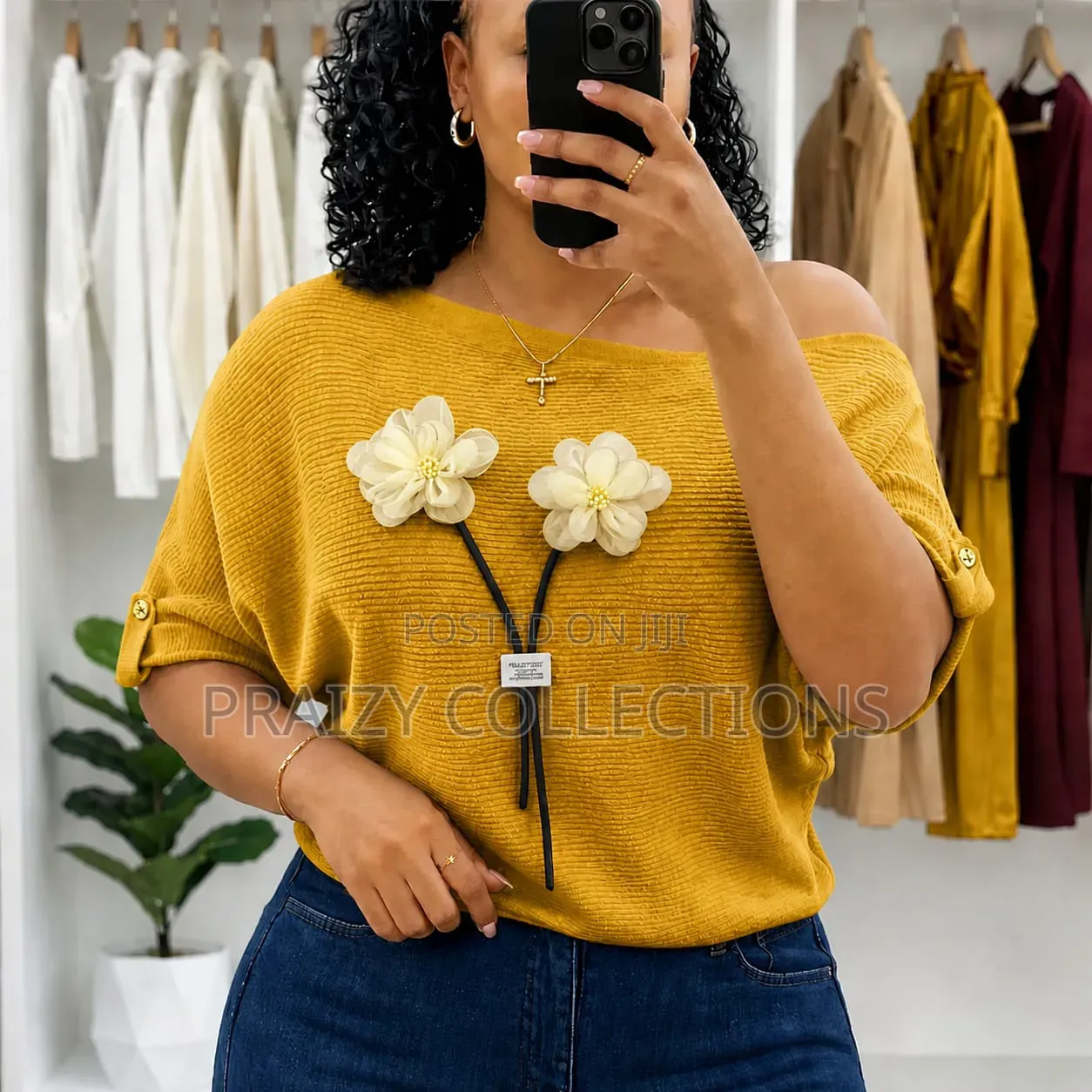 Off Shoulder Free Size Tops