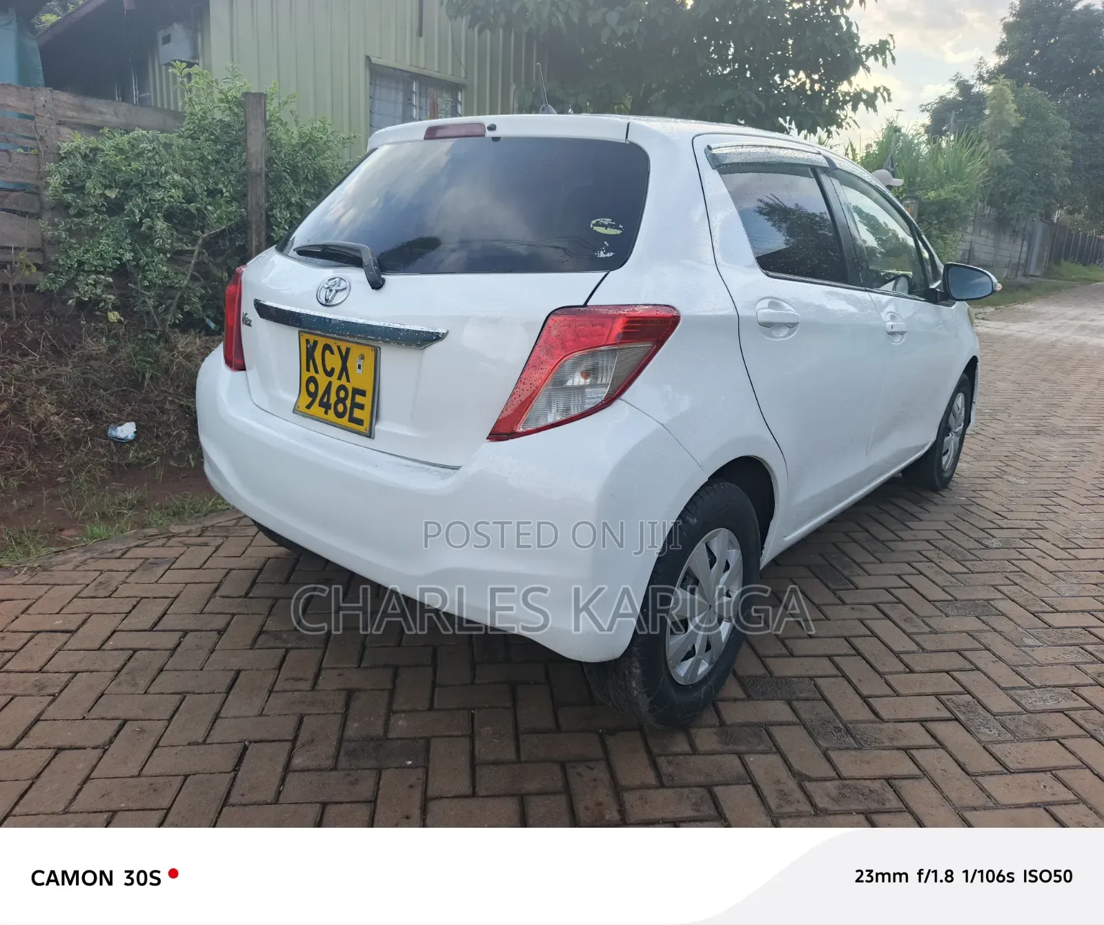 Toyota Vitz 2012 White