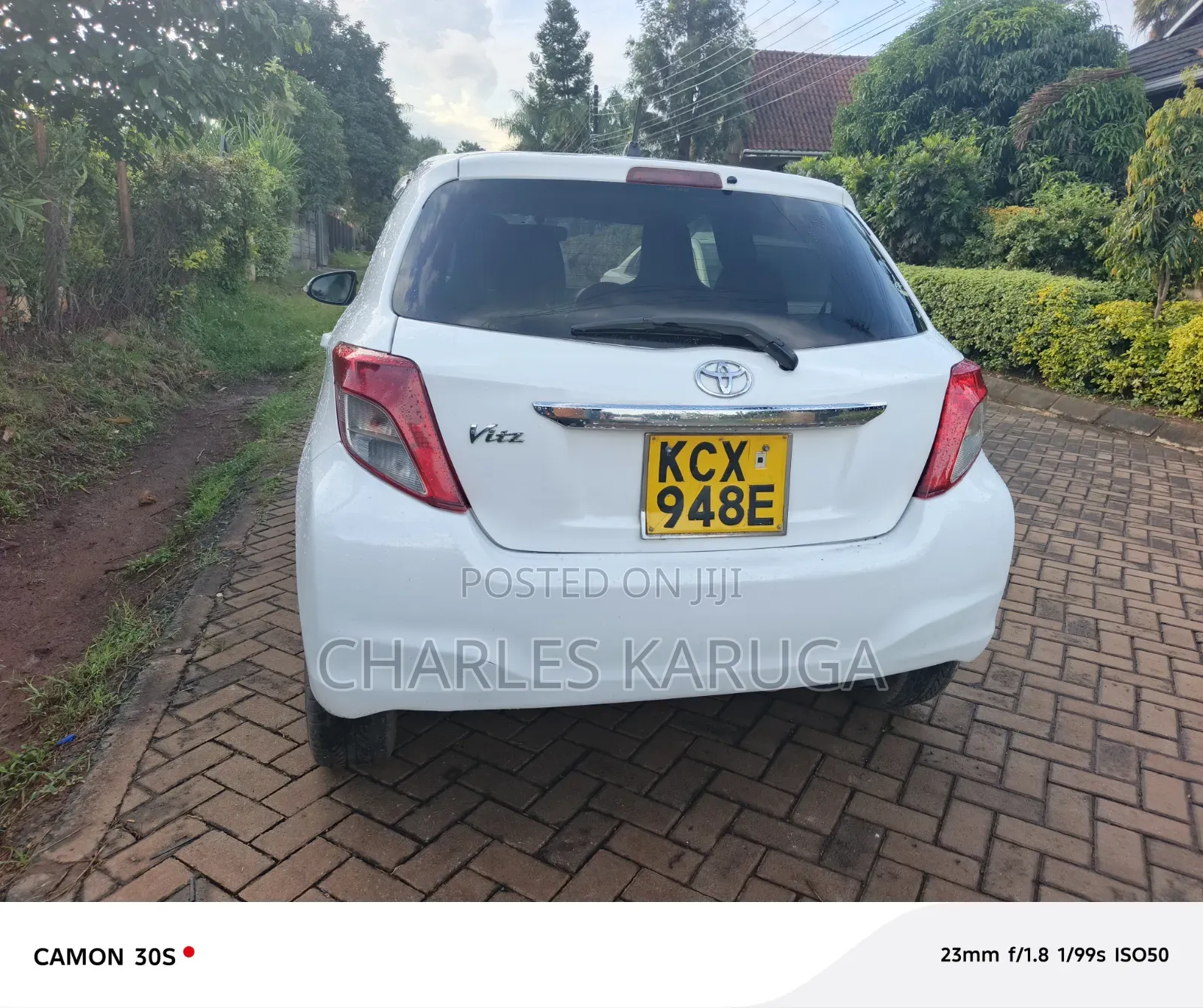 Toyota Vitz 2012 White