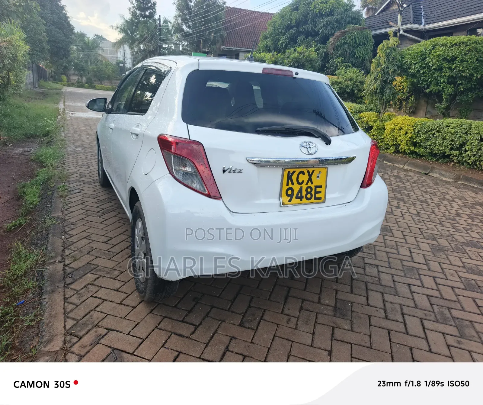 Toyota Vitz 2012 White