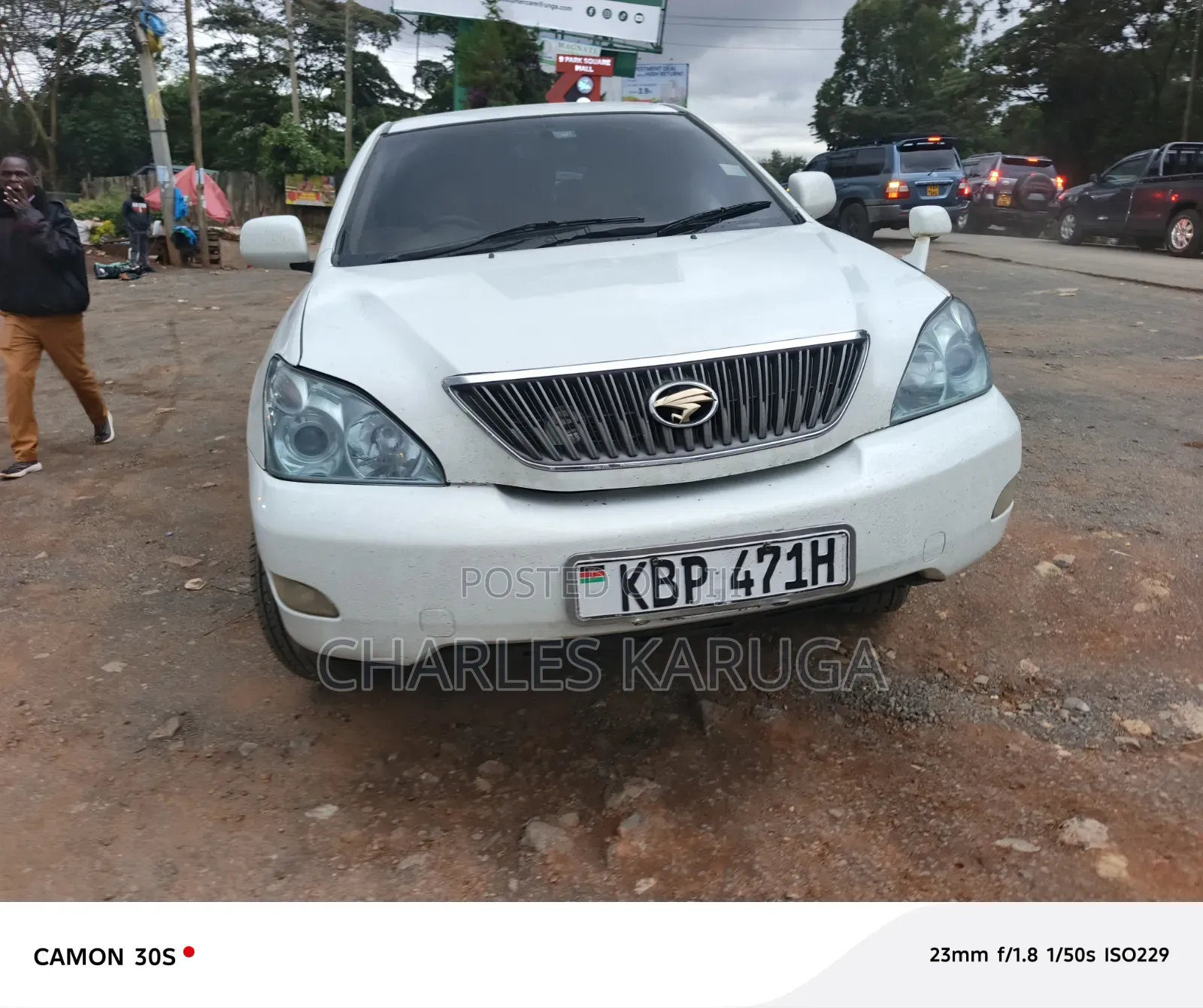 Toyota Harrier 2005 White