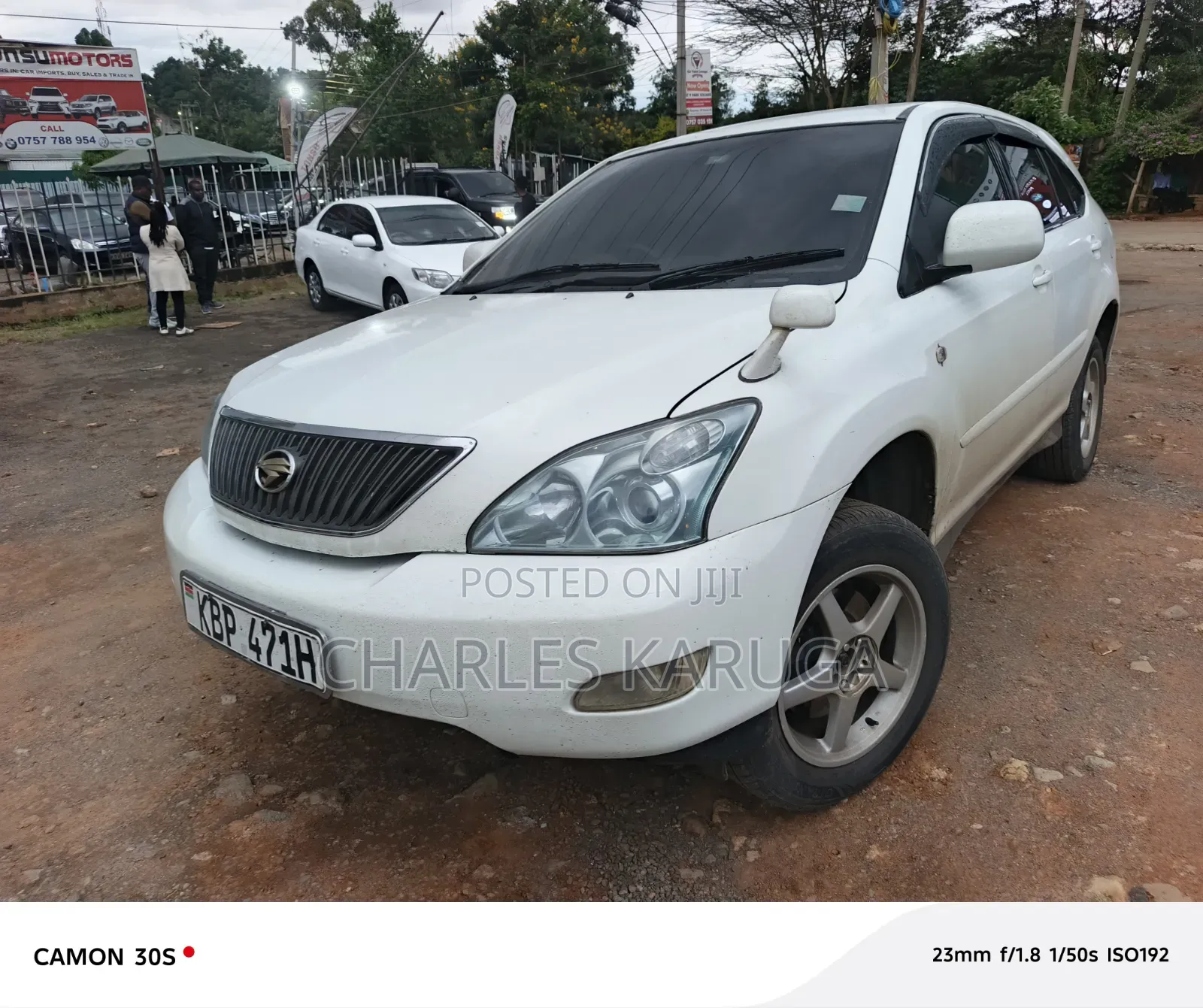 Toyota Harrier 2005 White