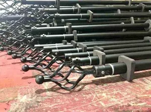 Black Modern Imported Curtain Rods