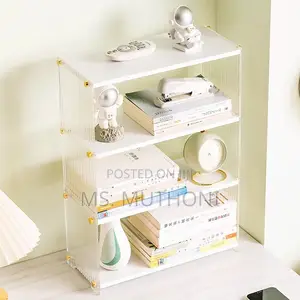 *Multipurpose Storage Rack (Wood + Acrylic)