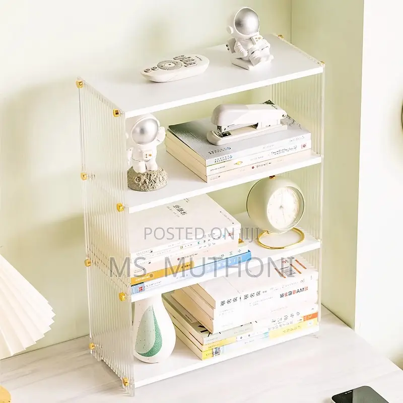 *Multipurpose Storage Rack (Wood + Acrylic)
