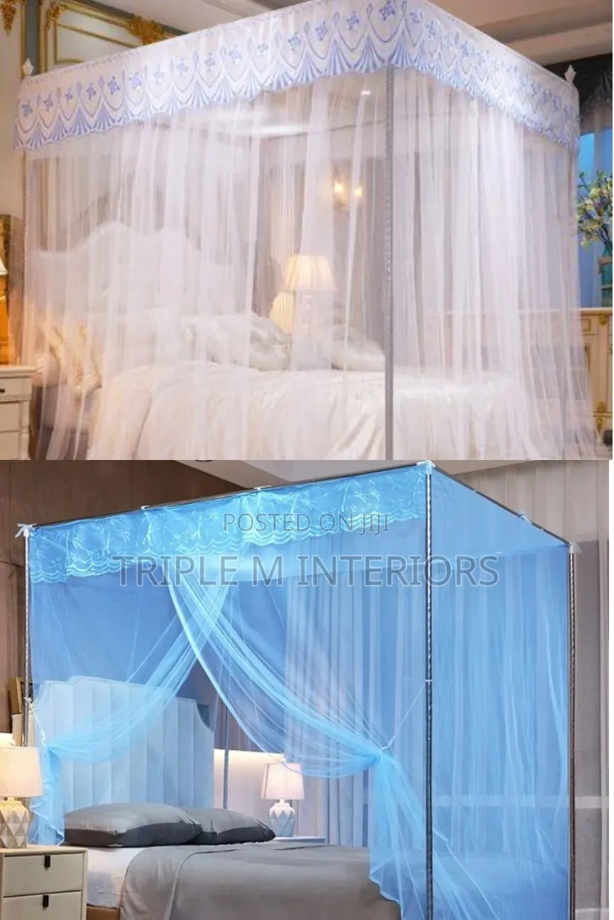 Breathable 4 Stand Mosquito Net | Light Airy Feel