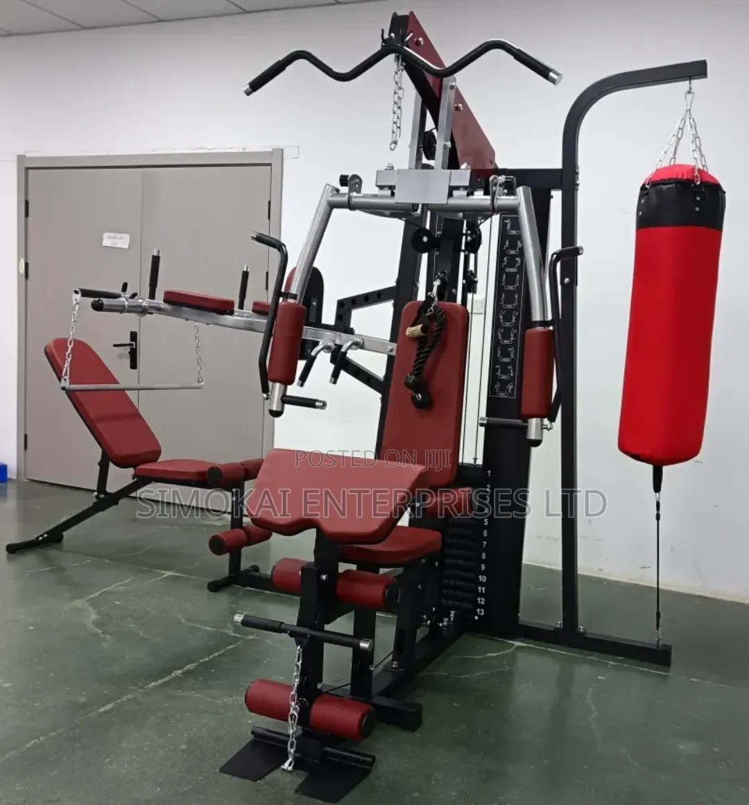 4-Station Tactical Multigym System With Bench