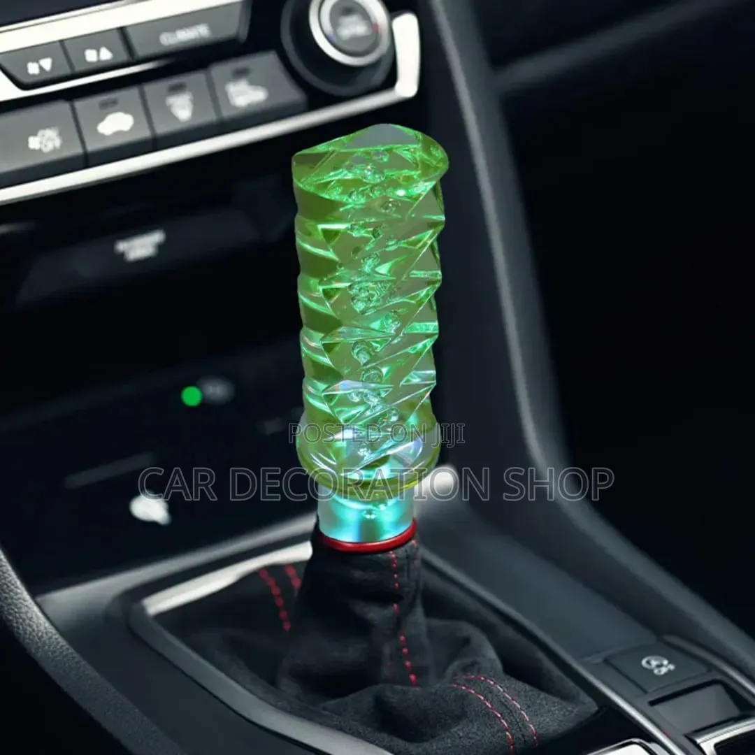 Crystaline Texture Faceted Gear Shifter Knob