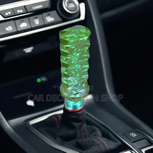 Crystaline Texture Faceted Gear Shifter Knob