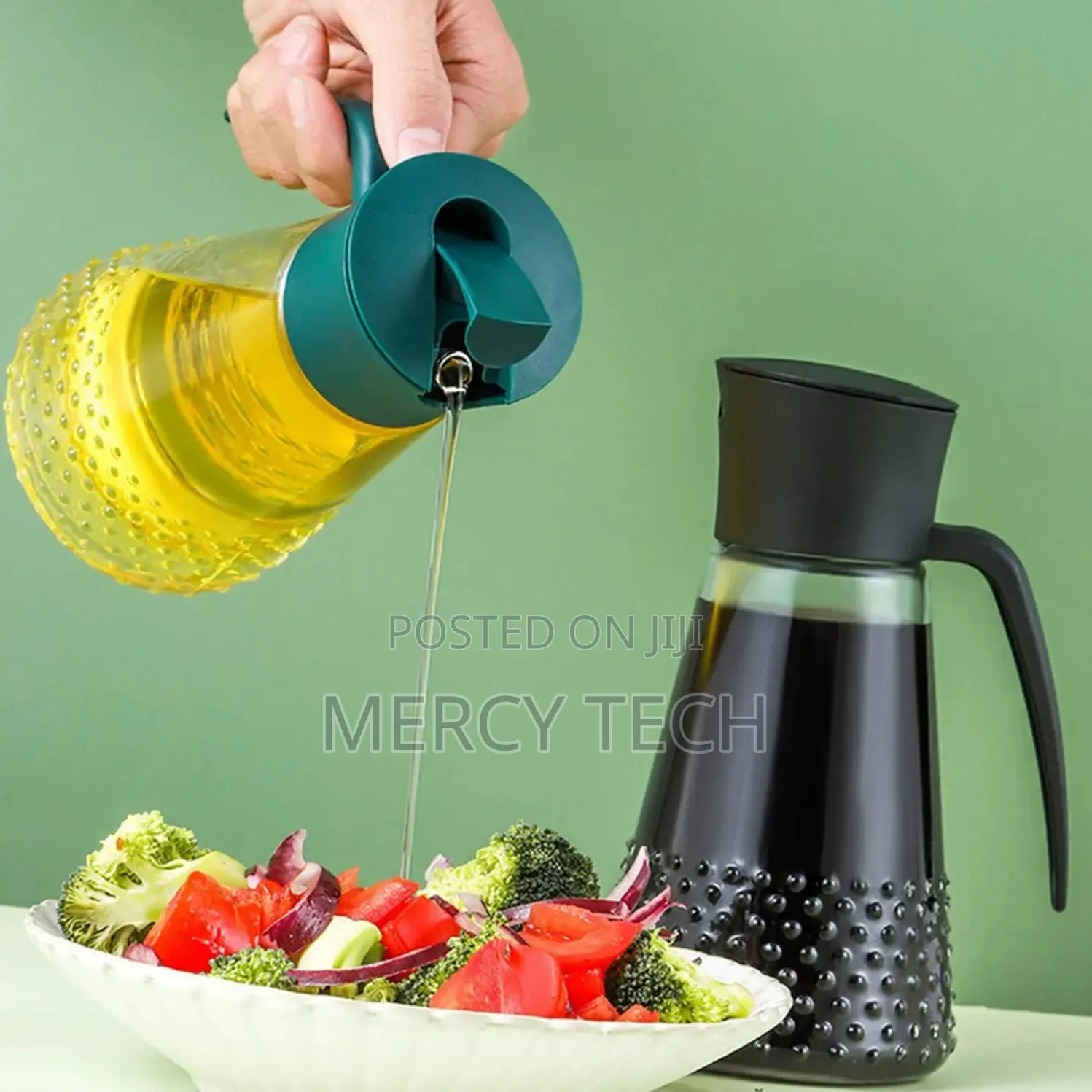 Auto Flip Oil Vinegar Dispenser Bottles