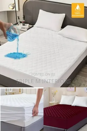 Fitted Mattress Waterproof Cover | Strong Elastic Hold