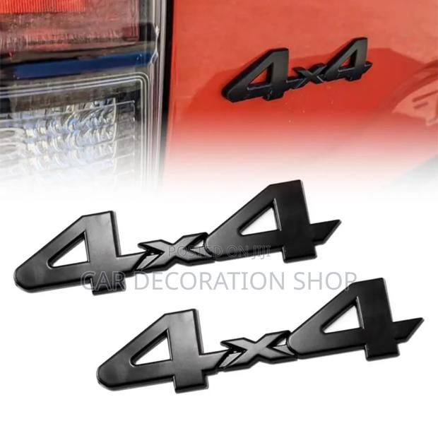 Matte Black 4*4 Body Decal Logo