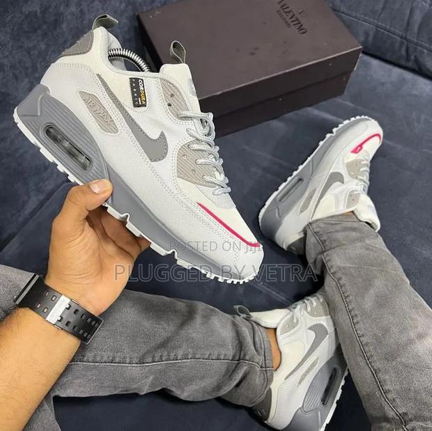 Airmax90 Surplus Grey/Ash Grey Colourway Shoes - thumbnail 2