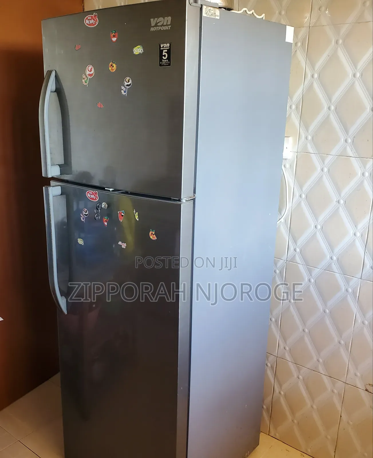 Von Double-Door Fridge